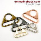 Triangle Rings by Emmaline Bags (2 pack)