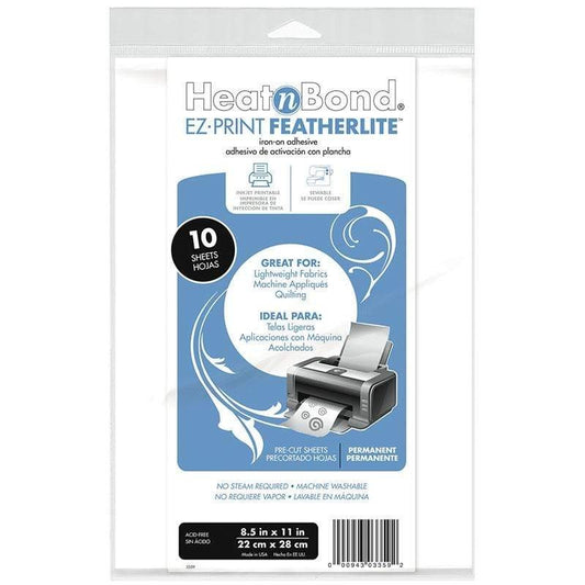 EZ Print Featherlite by Therm O Web -8-1/2in x 11in ~ 10pk