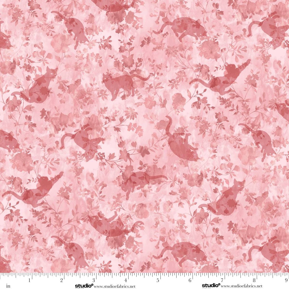 Meow Mix by Timna Tarr ~ Rose ~ (1/4 meter)