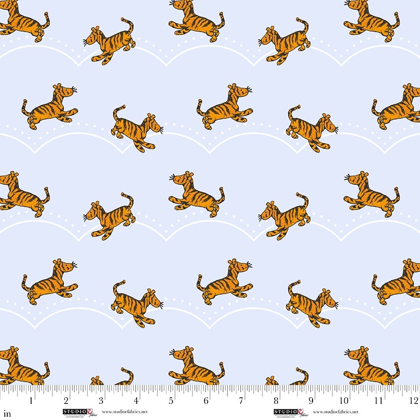 Classic Winnie Tigger by W.A. Dodge for Studio E ~ Lt.Blue