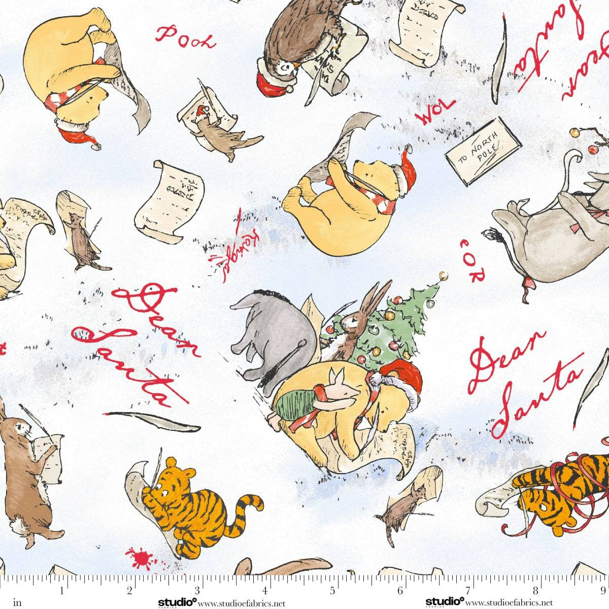 Christmas at Pooh Corner by W.A. Dodge ~ Snow ~ (1/4 meter)