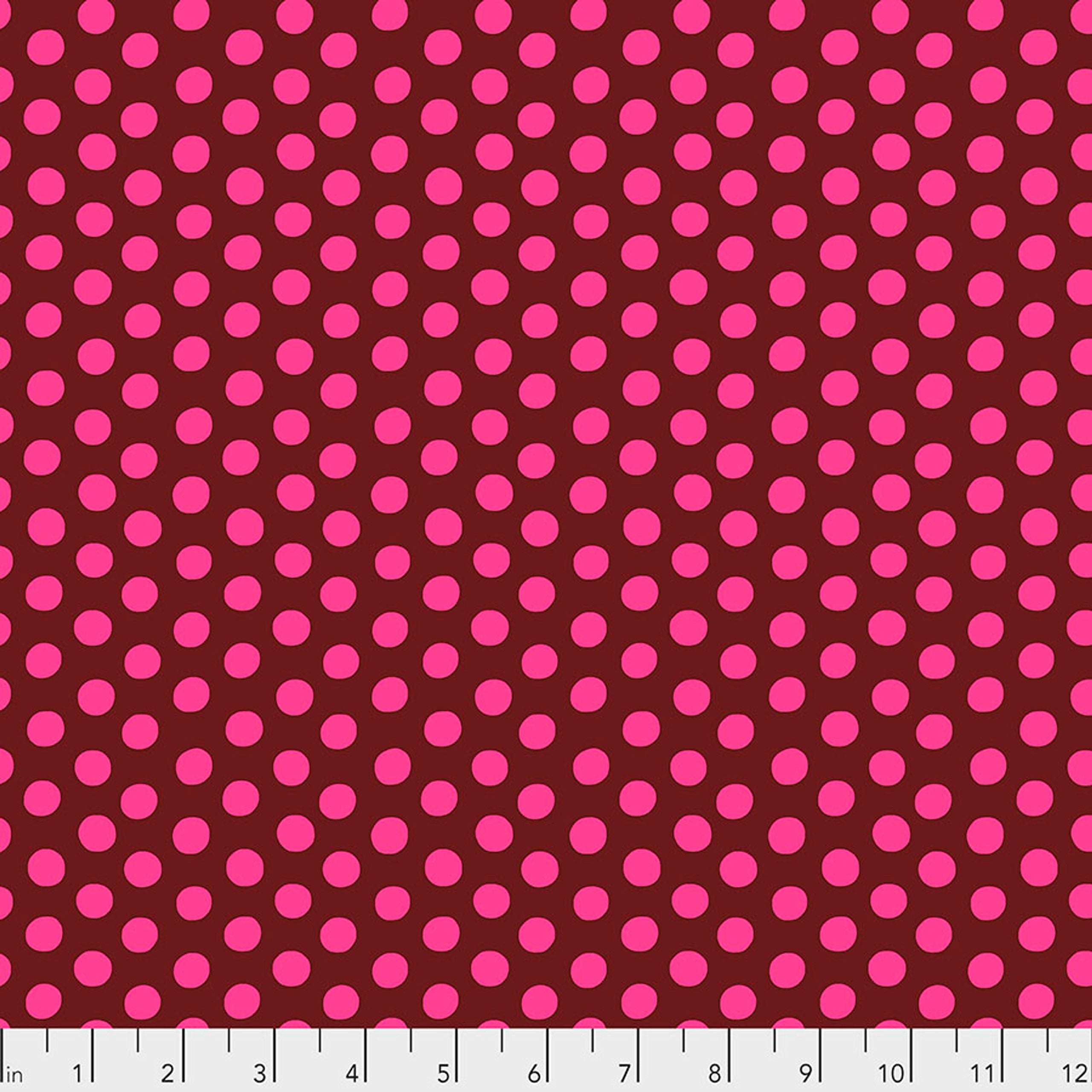 Classics Spot by Kaffe Fassett  ~ Merlot ~ (1/4 Meter)