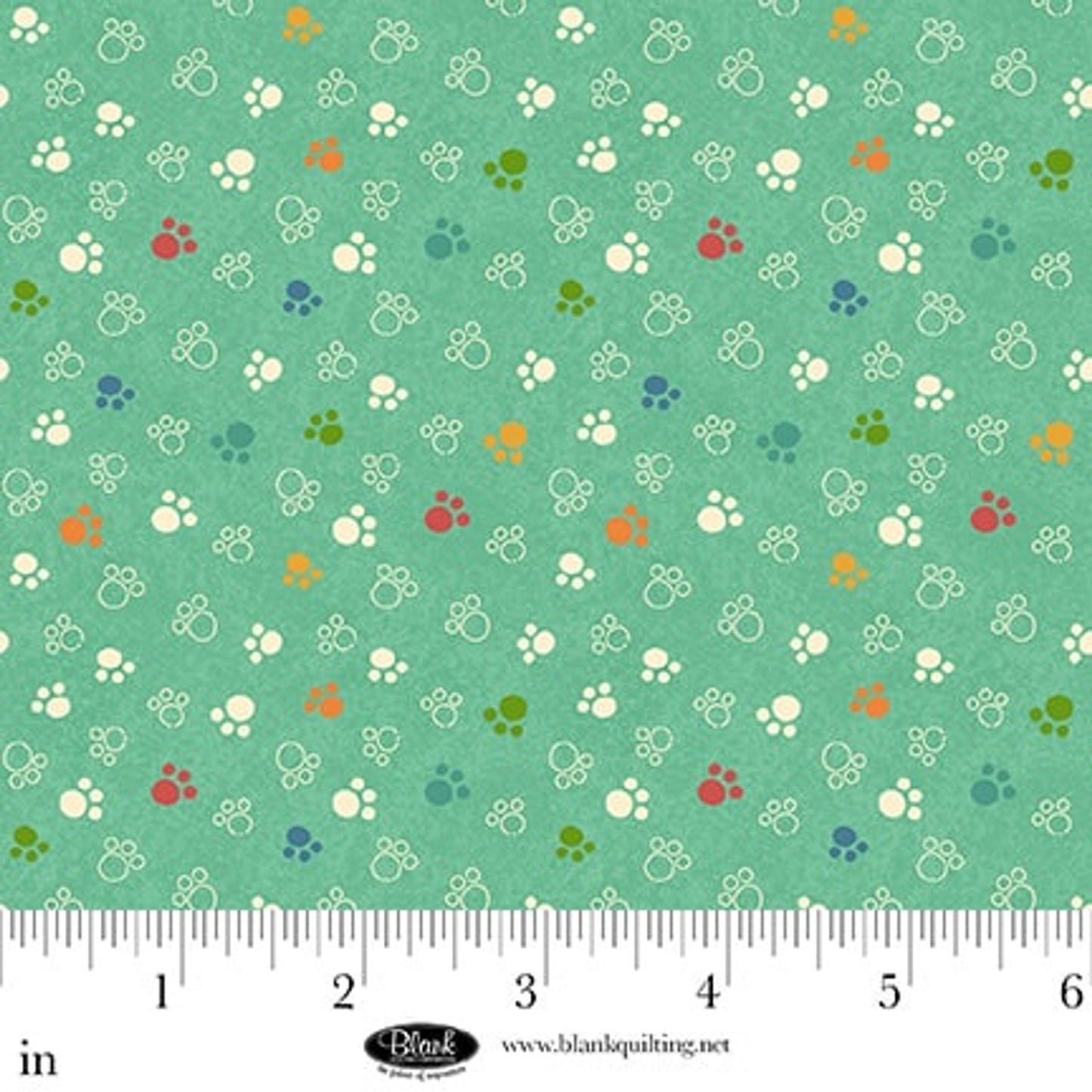Cat Hair Don't Care by Nidhi Wadhwa for Blank Quilting ~ Teal