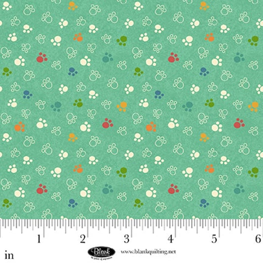 Cat Hair Don't Care by Nidhi Wadhwa for Blank Quilting ~ Teal