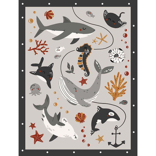 Water Babies by Sugarly Designs for Studio E Fabrics ~ Panel