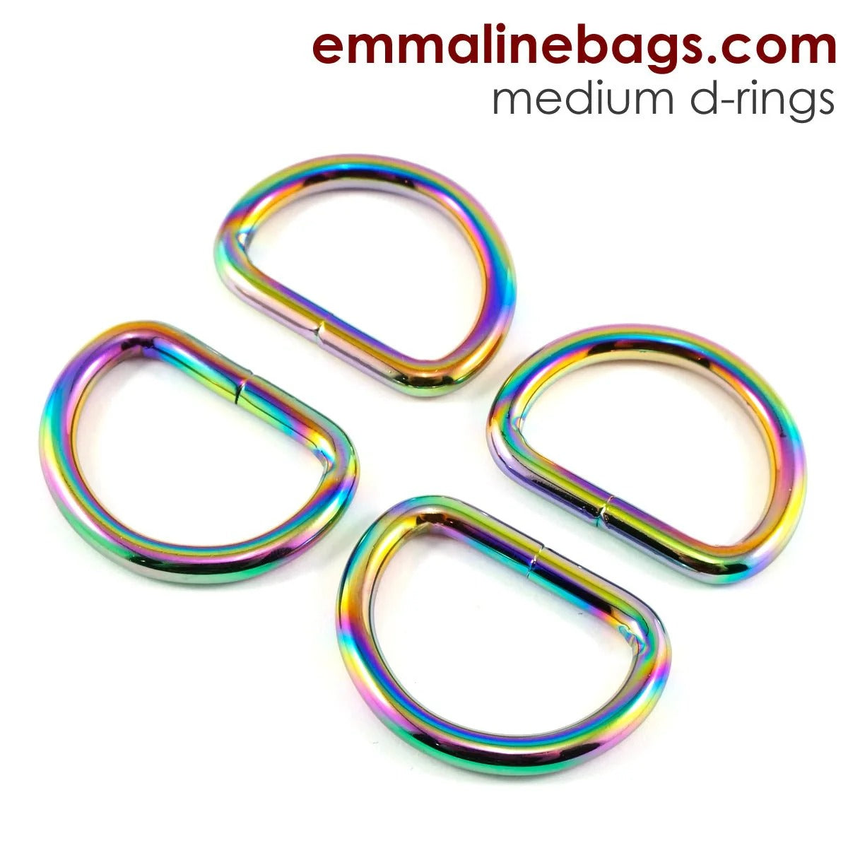 Assorted D-rings by Emmaline Bags