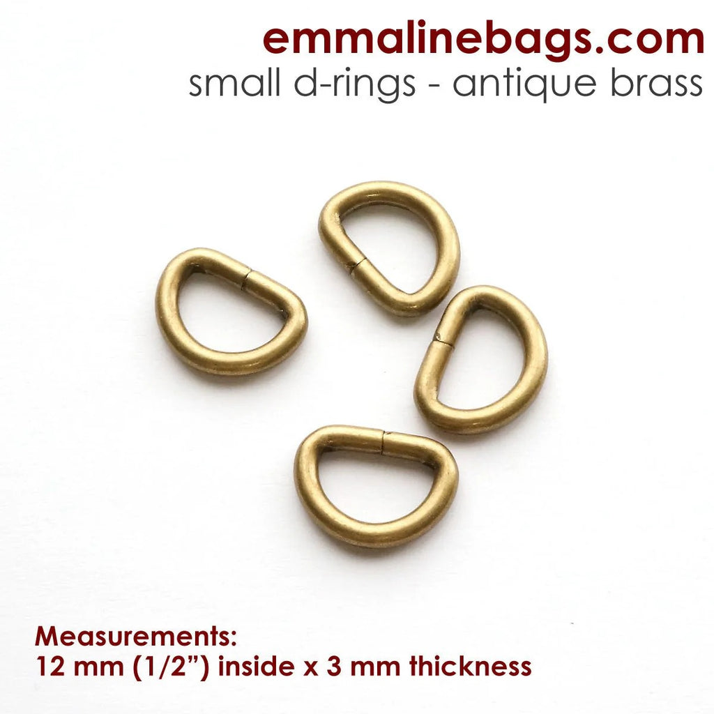 Assorted D-rings by Emmaline Bags