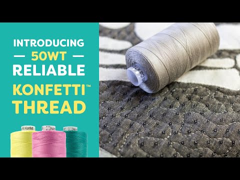Konfetti - 50wt Egyptian Cotton ~ White