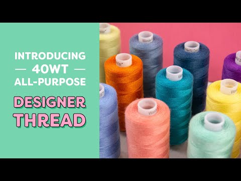 Designer All Purpose Poly 40wt 1000m ~ Tahini Gold